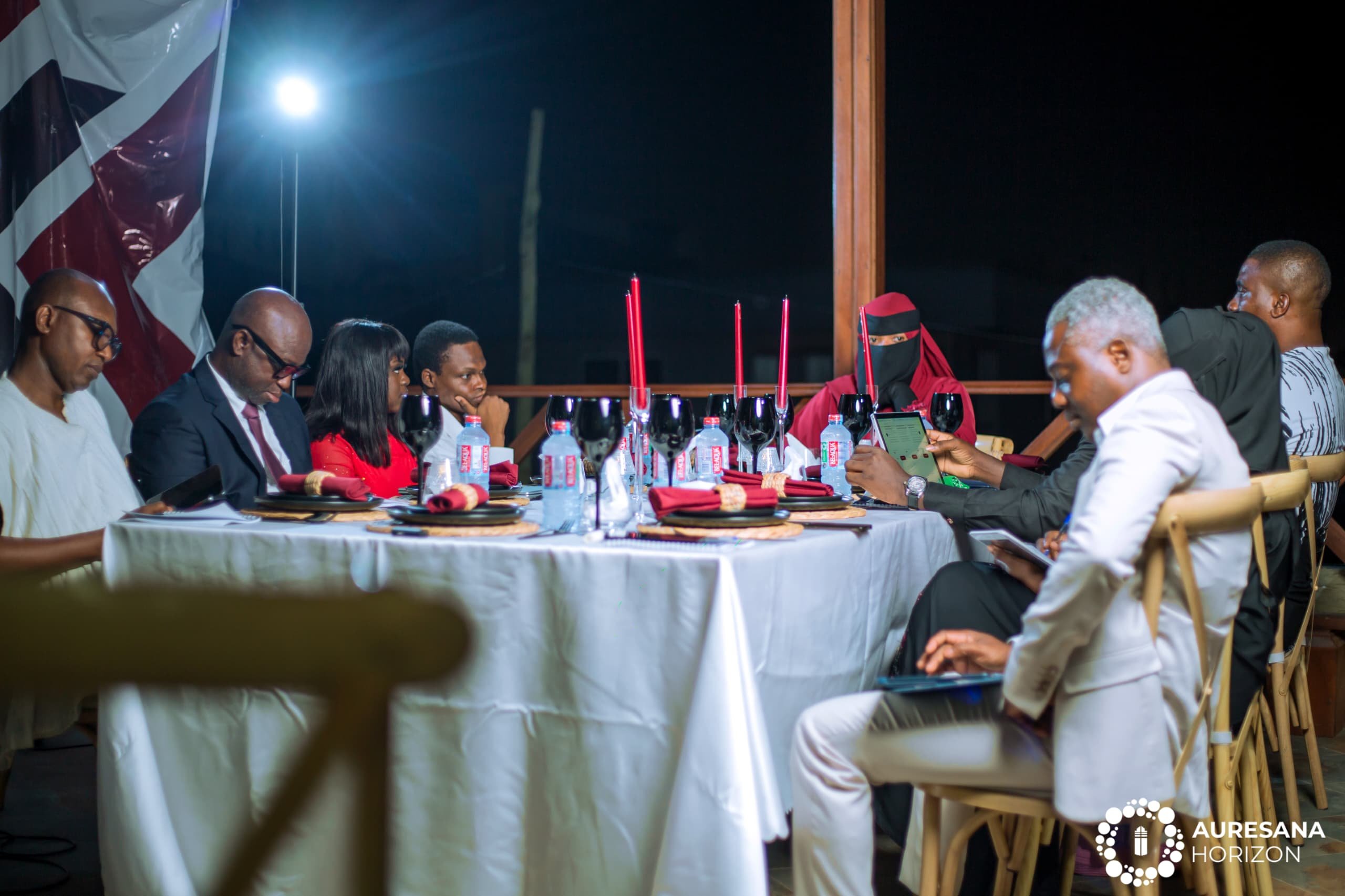Members of the ASH team together on table